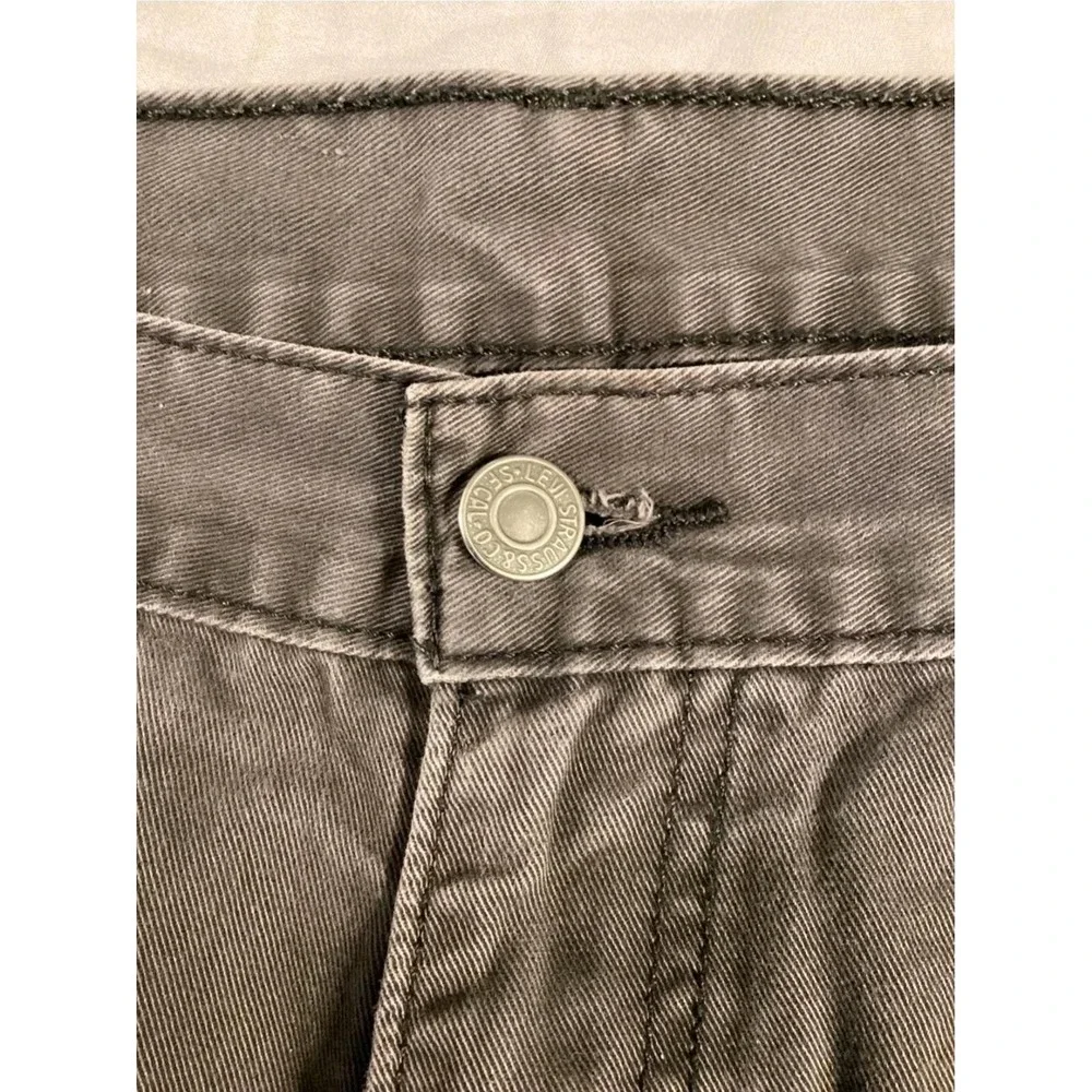 Levis 514 Jeans Mens 34x34 Gray Straight Leg Denim Zip Fly Five‎ Pocket Classic